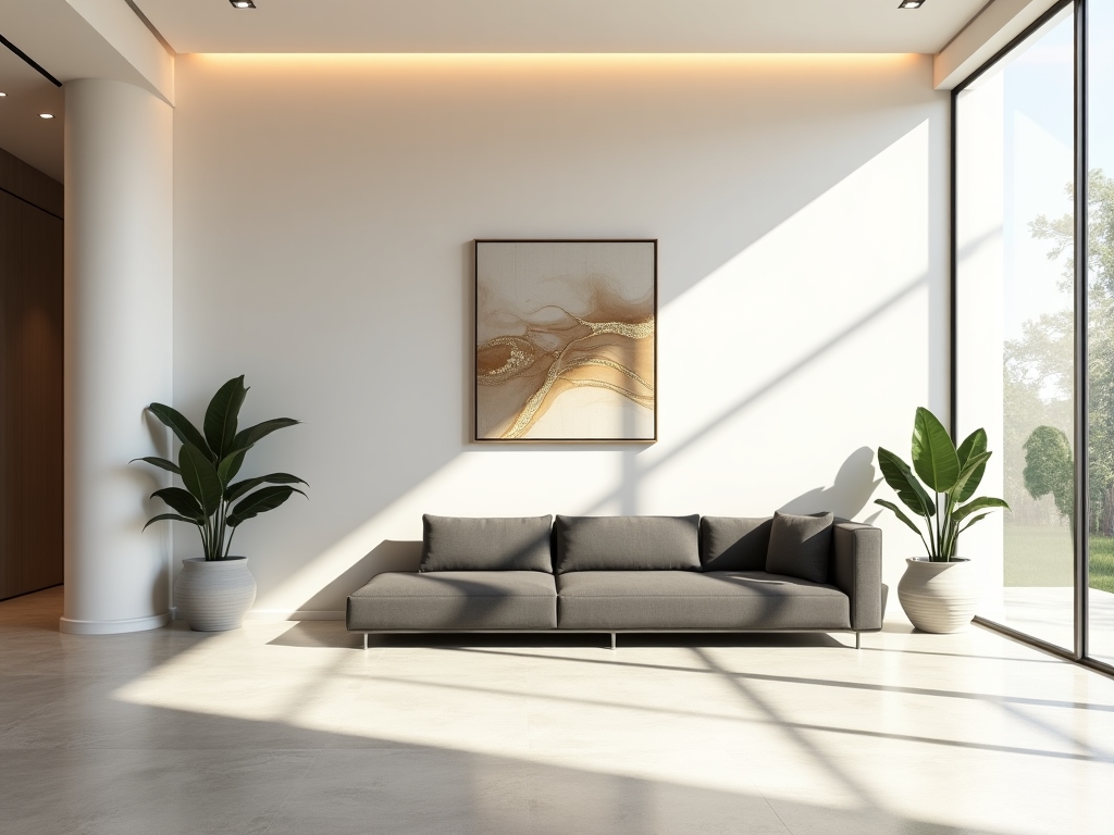 AI-generated interior architecture visualization