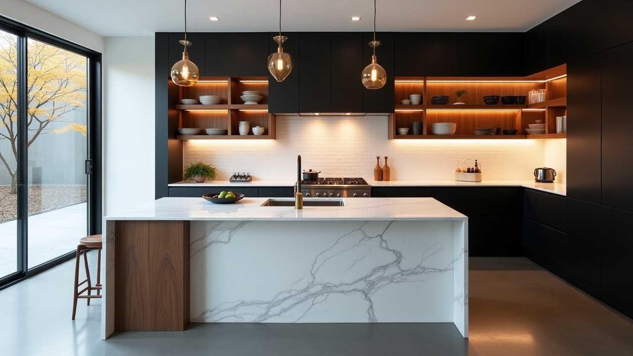 AI-generated kitchen visualization