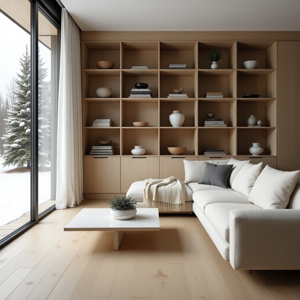 AI-generated living room design